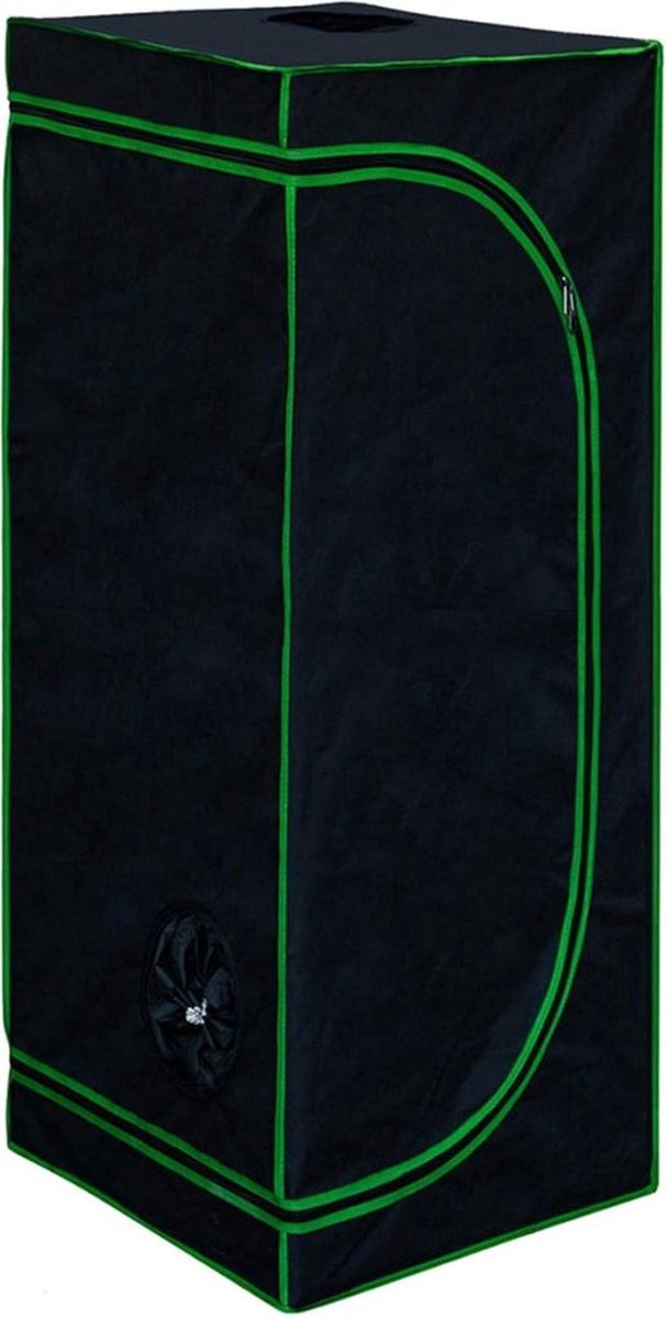 Thuys – Kweektent Compleet – 40 x 40 x 160 cm – Growtent Binnen – Planten Dark Room – Growbox om Planten te Kweken – Zwart/Groen