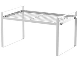 Ibenzoa® Organisator Inzet Plank Keukenkast - Wit - Antislip Mat