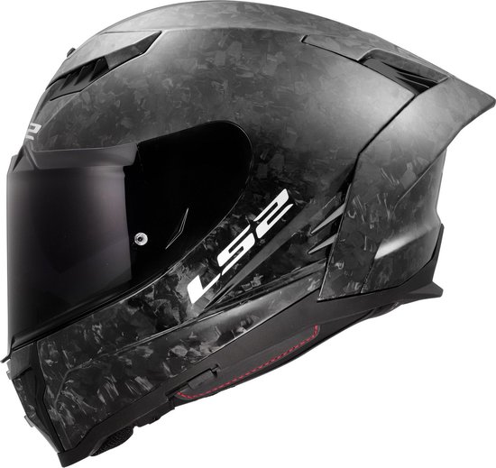Casque intégral LS2 FF807 Dragon en carbone forgé noir XXXL - Casque moto et scooter