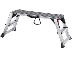 Opvouwbaar Werkplatform, 300 kg Draagvermogen, Aluminium Constructie, Antislip Voeten, Ideaal voor Schilderen, Wassen en Decoreren