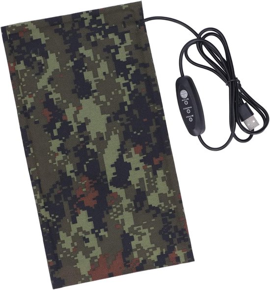 USB Verwarming - Verwarmingsplaat - USB Aangedreven Elektrische Kledingverwarming - Waterdicht - Warmte- en Koudebescherming - 3 Temperatuurinstellingen - 1 Paar (10x20CM) van Merkloos	 — afbeelding 5