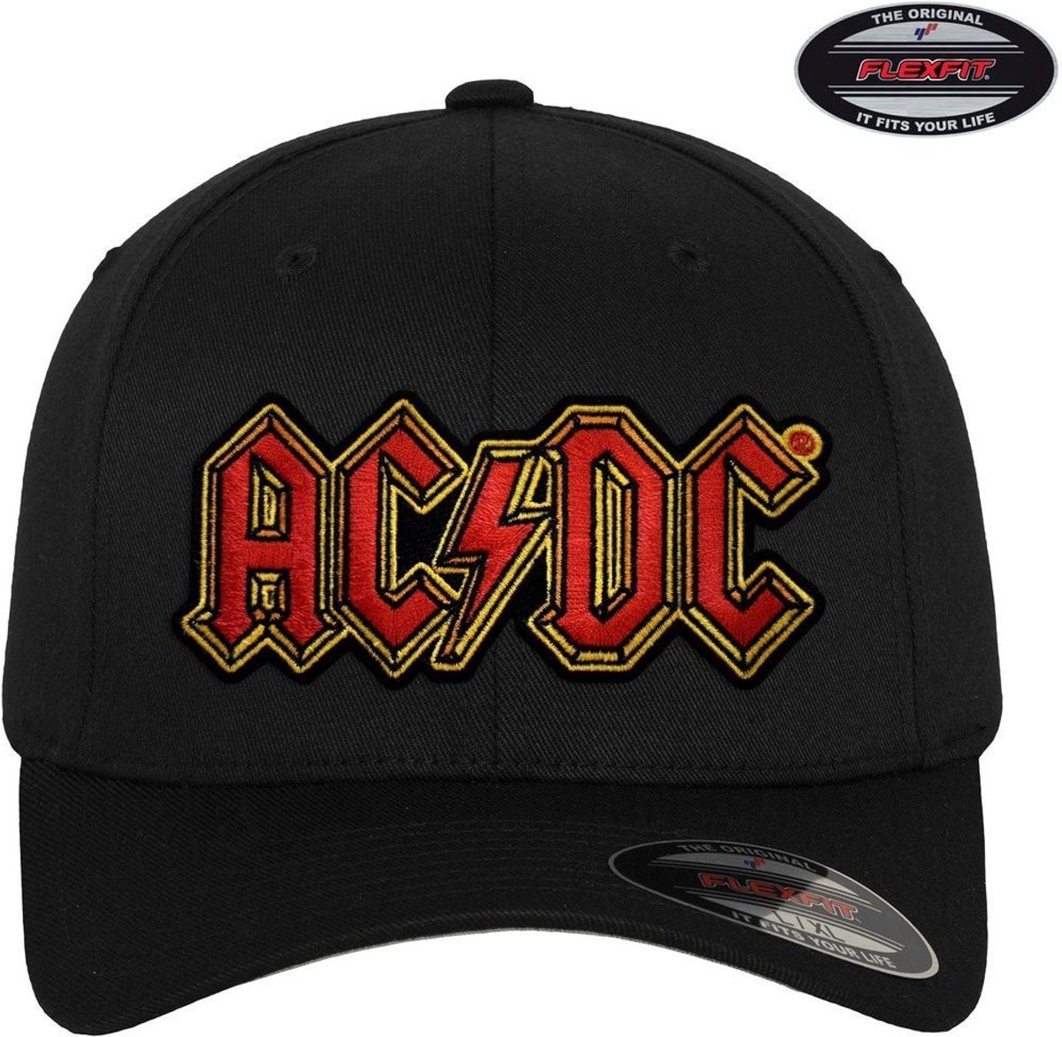 AC/DC Logo Baseball Cap PS-92-ACDC9901-CB24 Black-L/XL