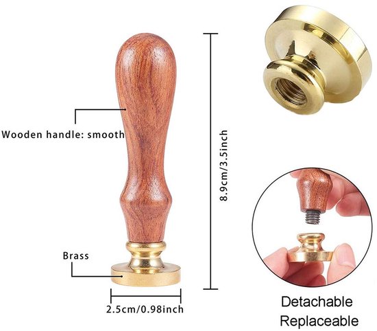 Wax Seal Stamp Handle - Papier / Bonding Adhesive