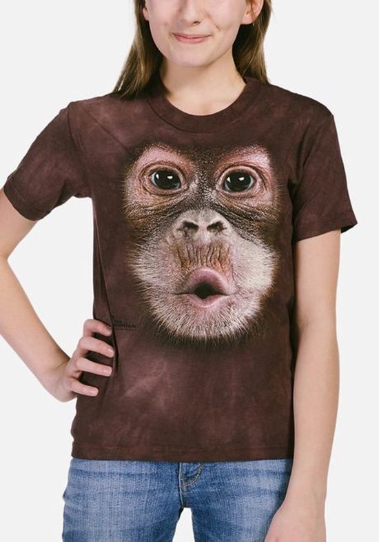 KIDS T-shirt Big Face Baby Orangutan S