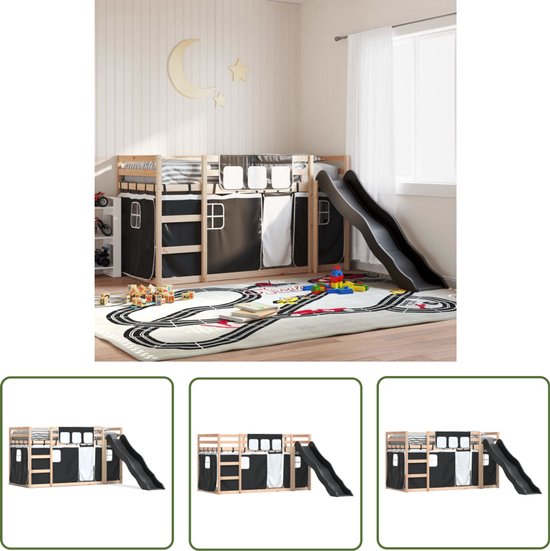Met matras) Uitschuifbaar hoogslaper, onderschuifbed, kinderbed, divan