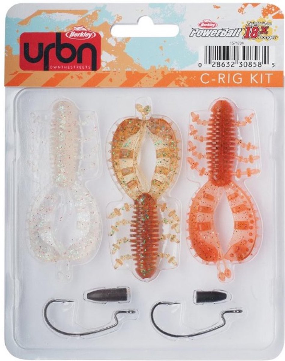 Berkley URBN Kit C-Rig (7pcs) | Kunstaas set