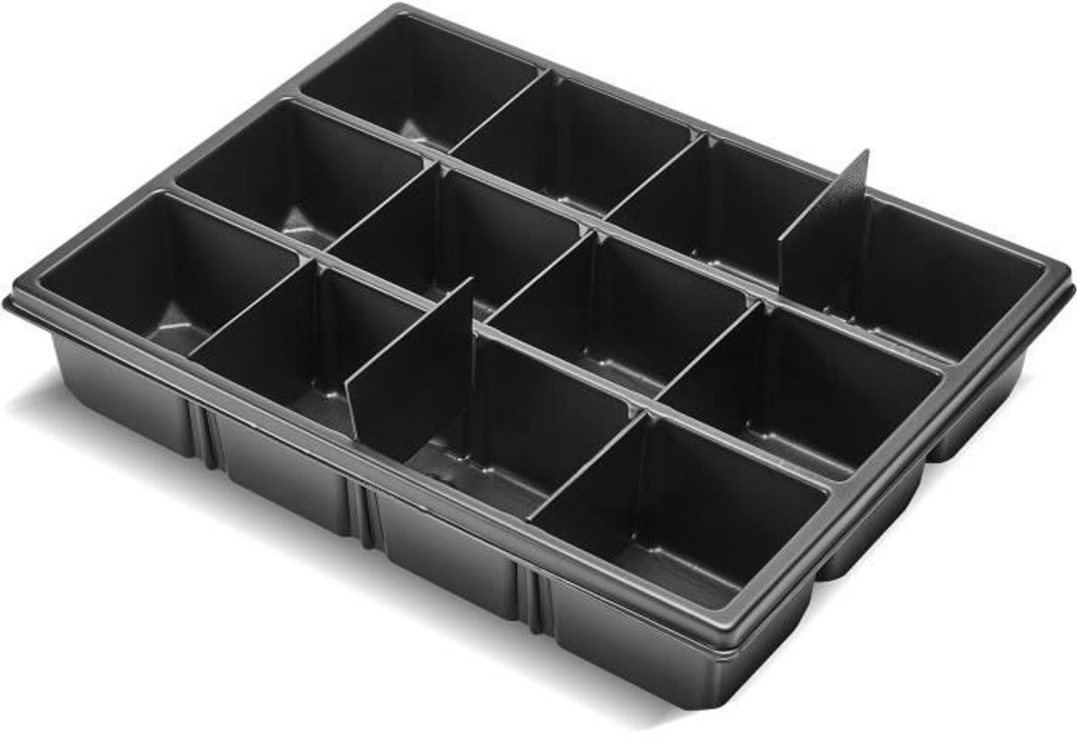 Modulaire inzet - TOOD - 3 tot 12 vakken - Voor professionele box - Nestbaar - 40x30x7 cm