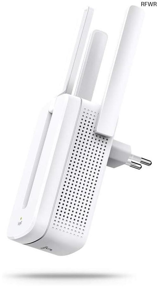 RFWR® WiFi Extender en Access Point tot 300 Mbps – Verbeterde WLAN-Dekking met Drie Externe Antennes en MIMO-technologie