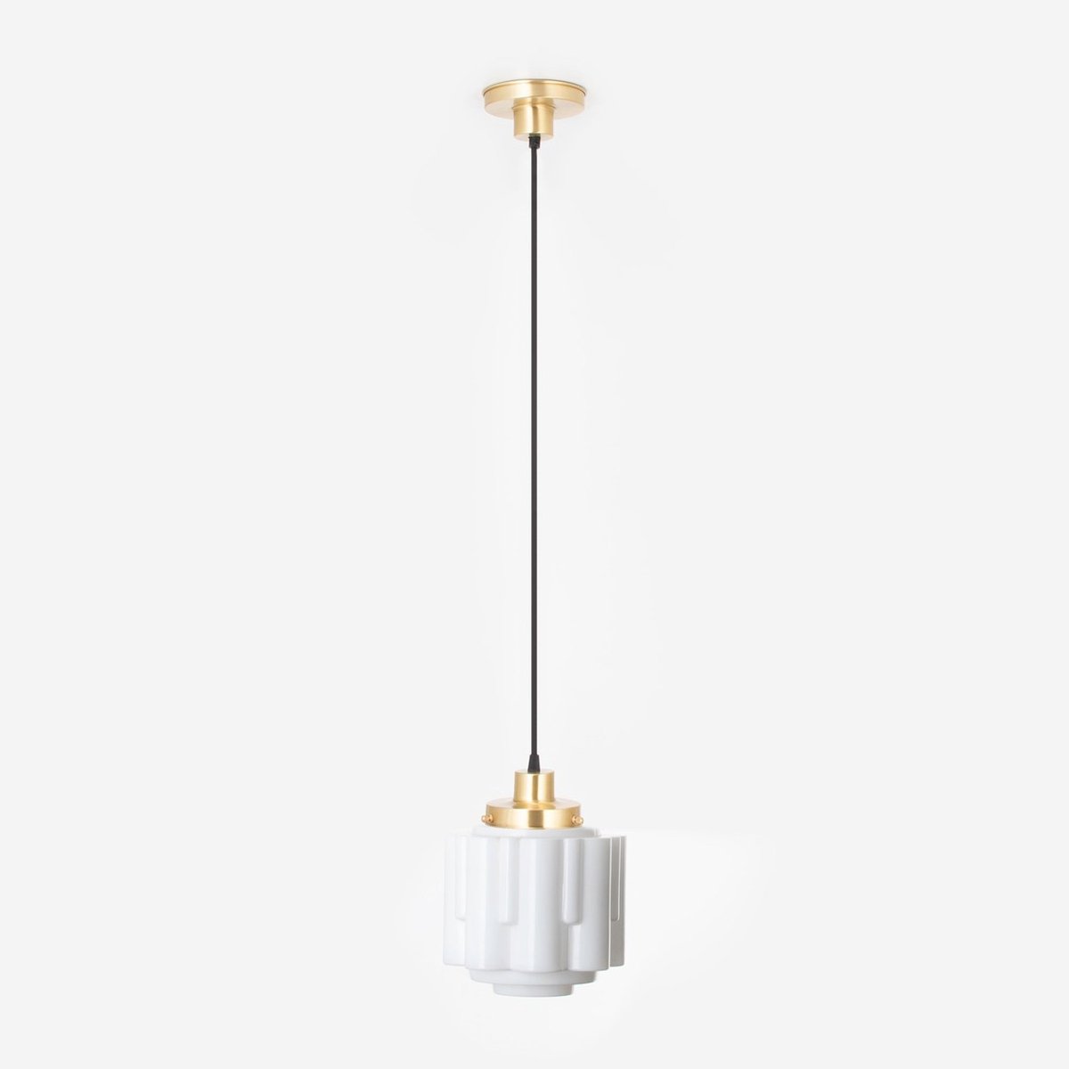 Hanglamp aan snoer Circle 20's Messing - Art Deco Trade
