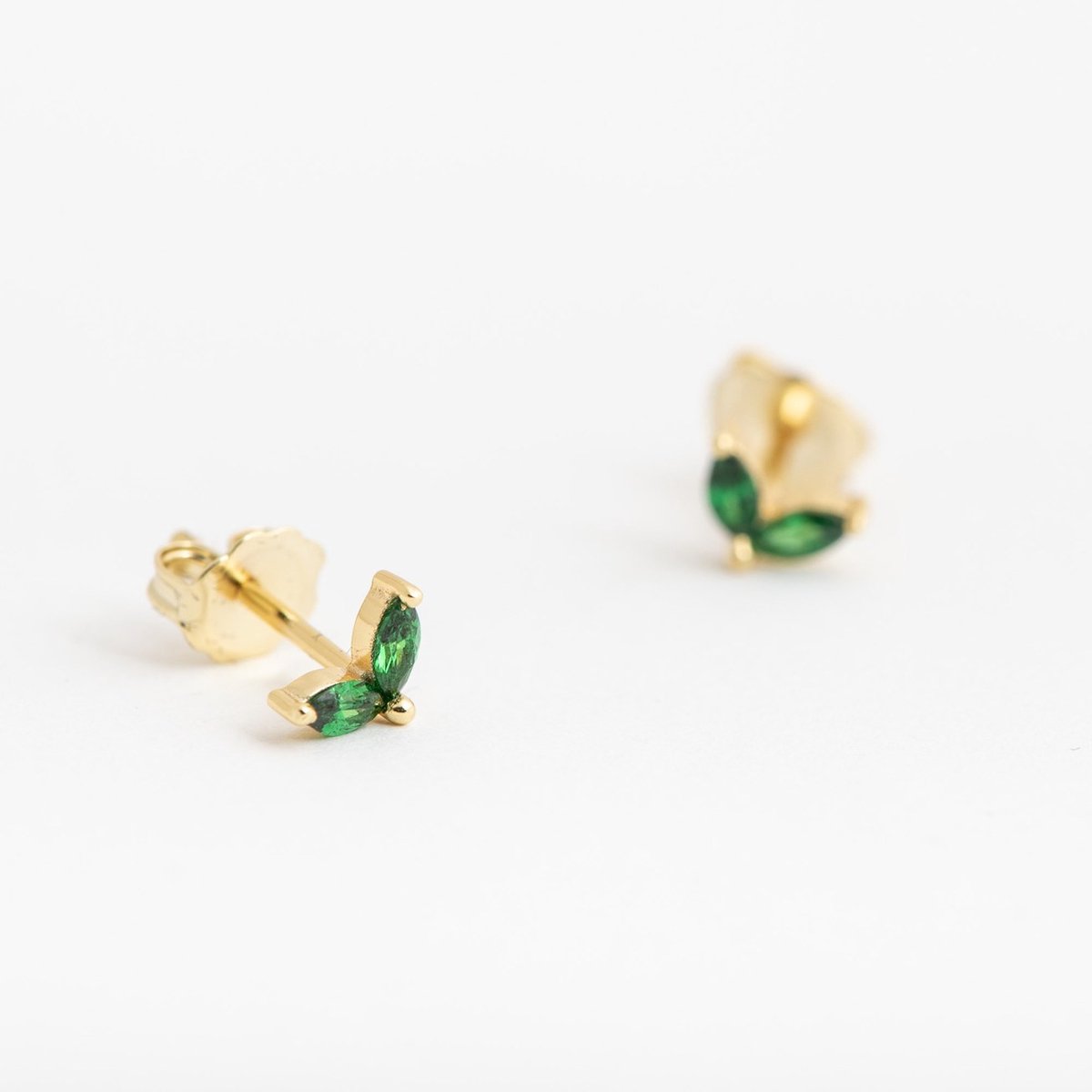 Oorbellen Emerald - Art Deco Trade