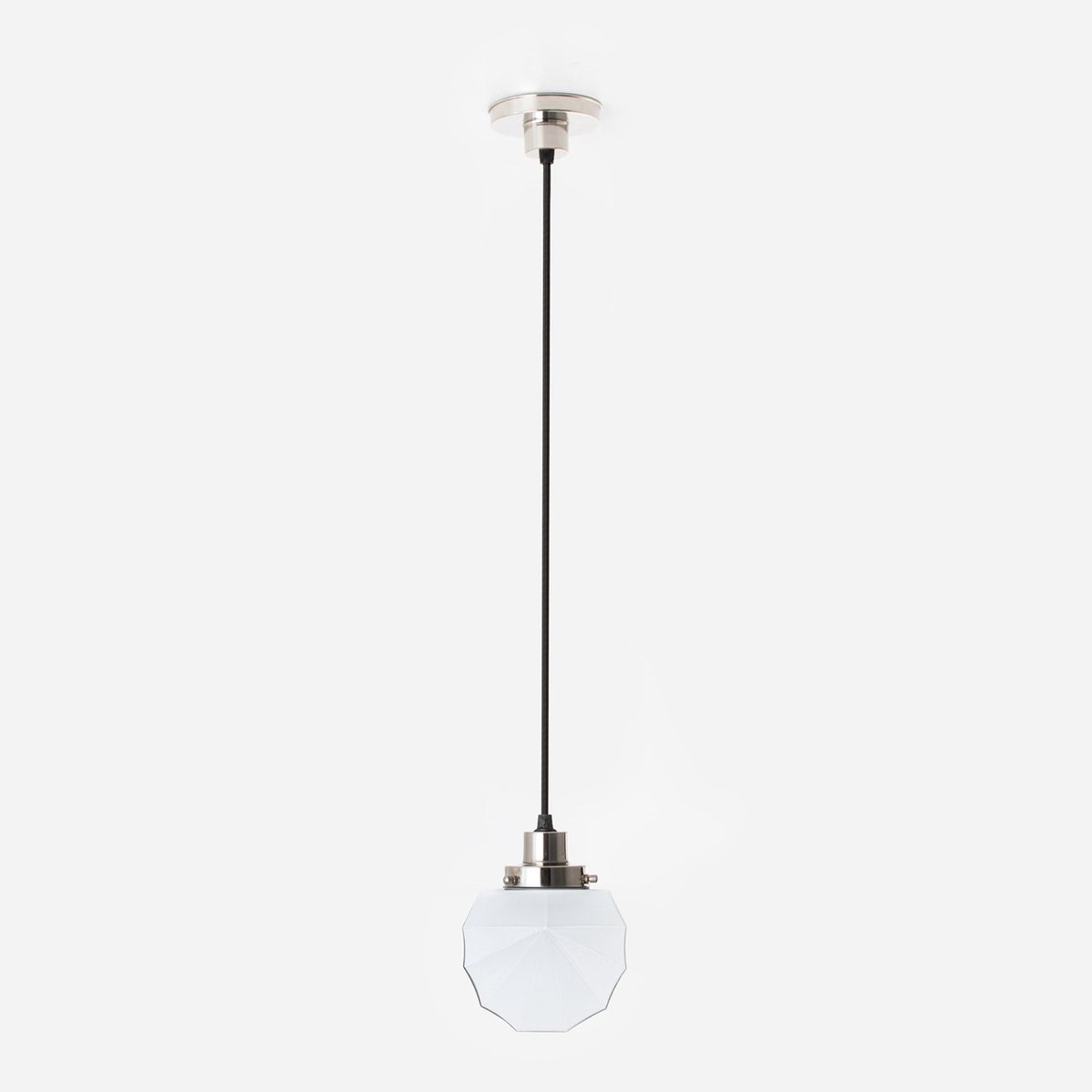 Coloured by Art Hanglamp aan snoer Johanna 20's Nikkel - Art Deco Trade