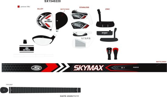 Skymax S1 Halve Golfset 8-Delig (graphite shaft) van Skymax — afbeelding 5