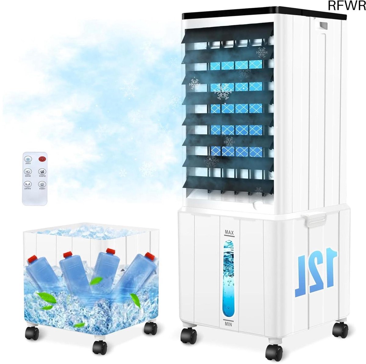 RFWR® Mobiele Airconditioner zonder Afvoerslang voor Optimaal Comfort