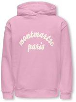 ONLY KOGHOLLYLIFE S à capuche imprimé manches longues Filles - Sea Pink Paris