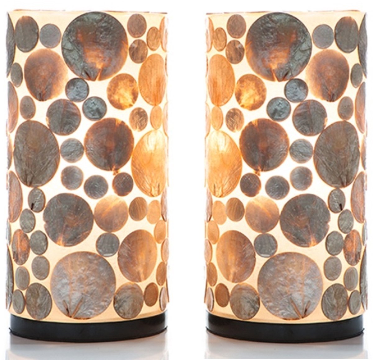 Tafellamp Coin Gold 30cm 2 Stuks E14 Fitting