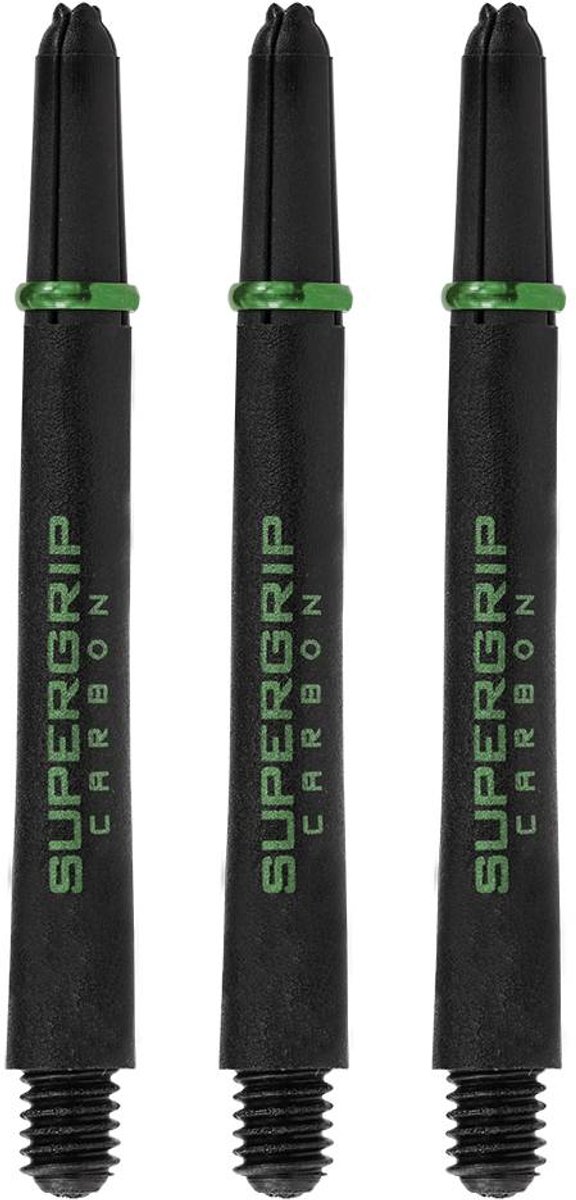 Harrows Supergrip Carbon Green - Dart Shafts Medium