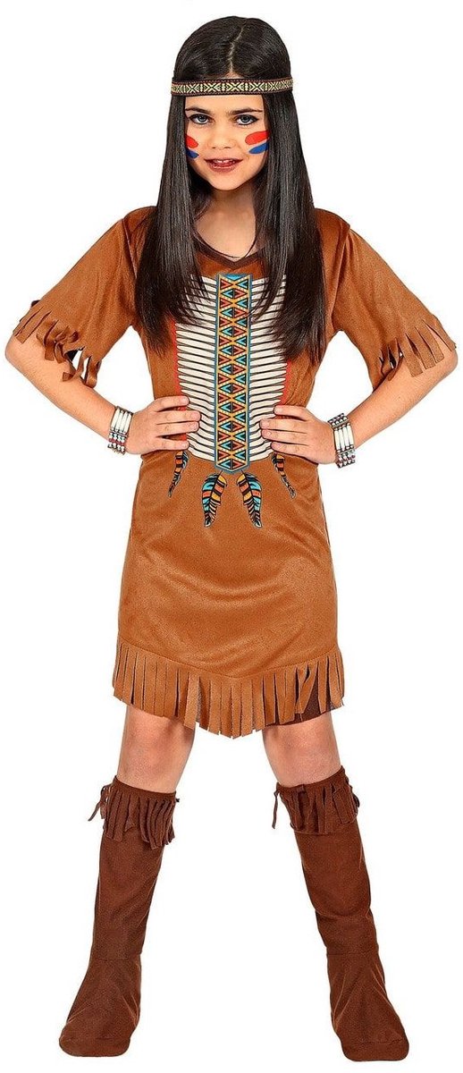 Indianen jurk meisje