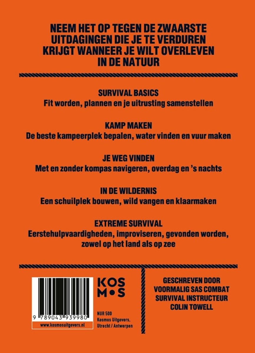 Het Survival Handboek - back cover