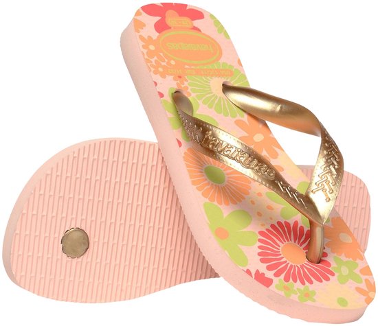 Slippers Havaianas Kinder Flores - Rosé