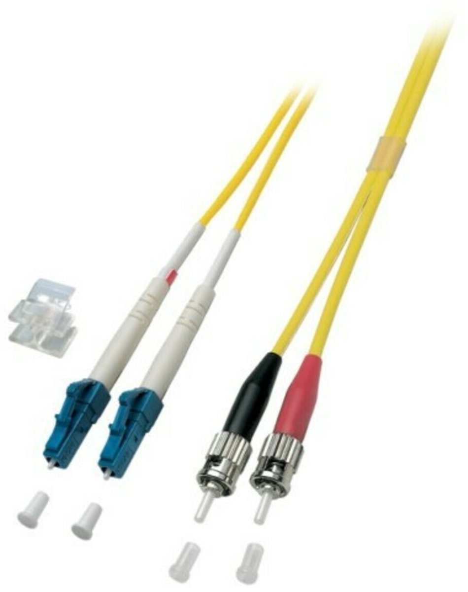 Danicom OS2 duplex glasvezel kabel LC-ST 7,50m