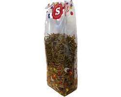 Sint Cadeau zakje met Meelwormen voor Reptielen Het Sinterklaaskado