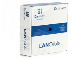 DANICOM CAT6 FTP 50 meter kabel op rol soepel - PVC (Fca) - Trekdoos - Internetkabel - Netwerkkabel - UTP kabel