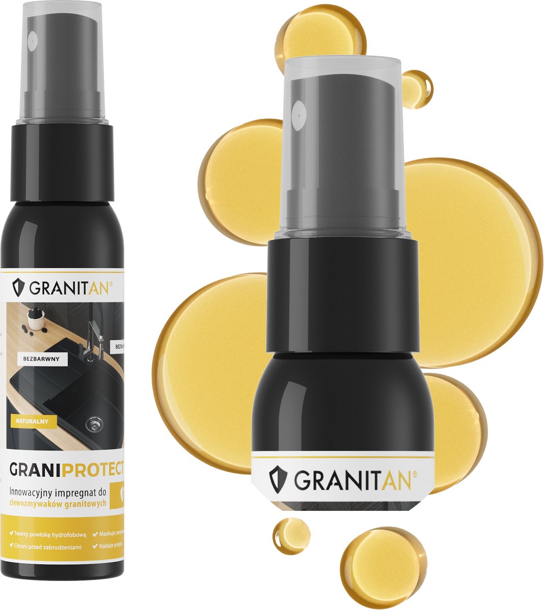 Graniet Spoelbak Beschermer - Impregneer & Glansmiddel 30ml