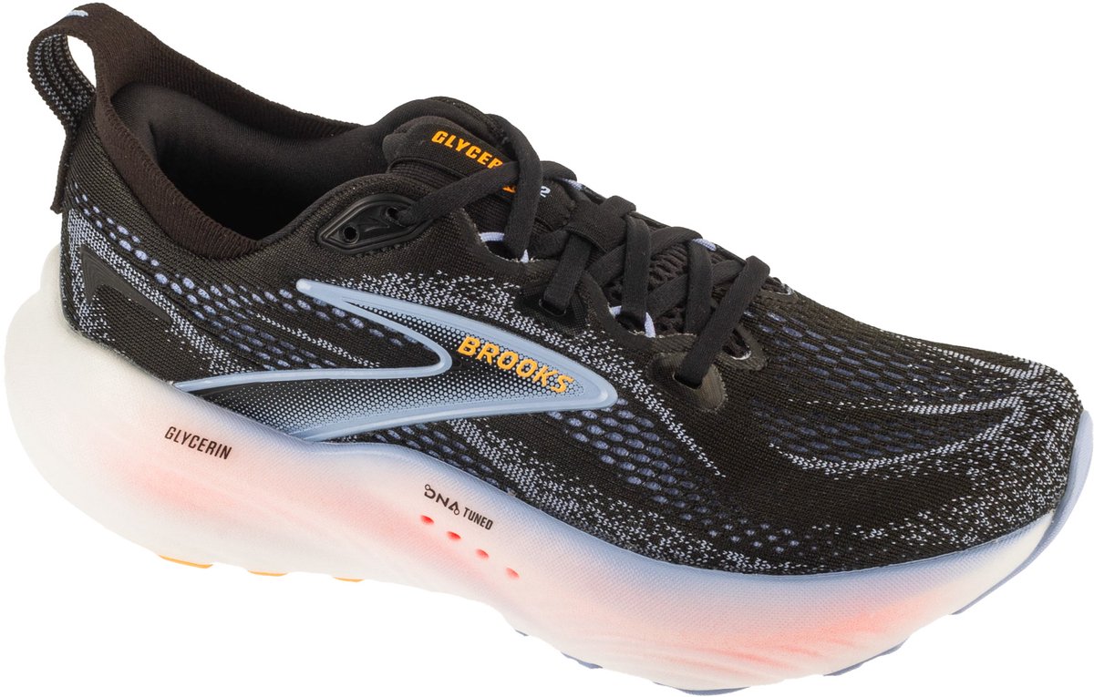 Brooks Glycerin 22 Hardloopschoenen Dames Zwart