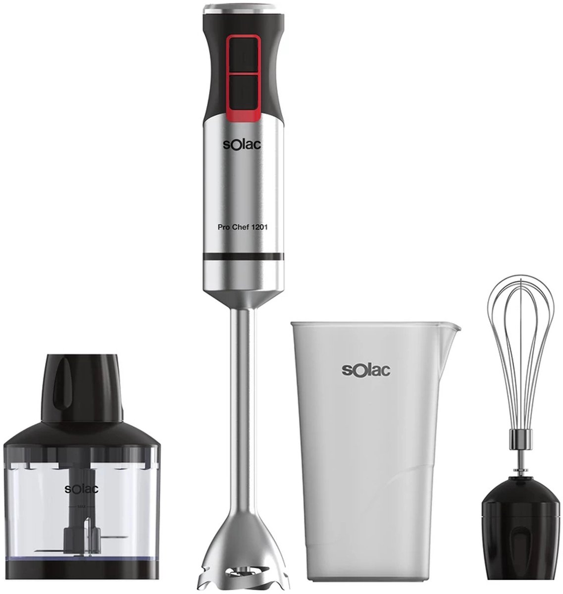 Solac BA5616 blender Staafmixer 1200 W Roestvrijstaal