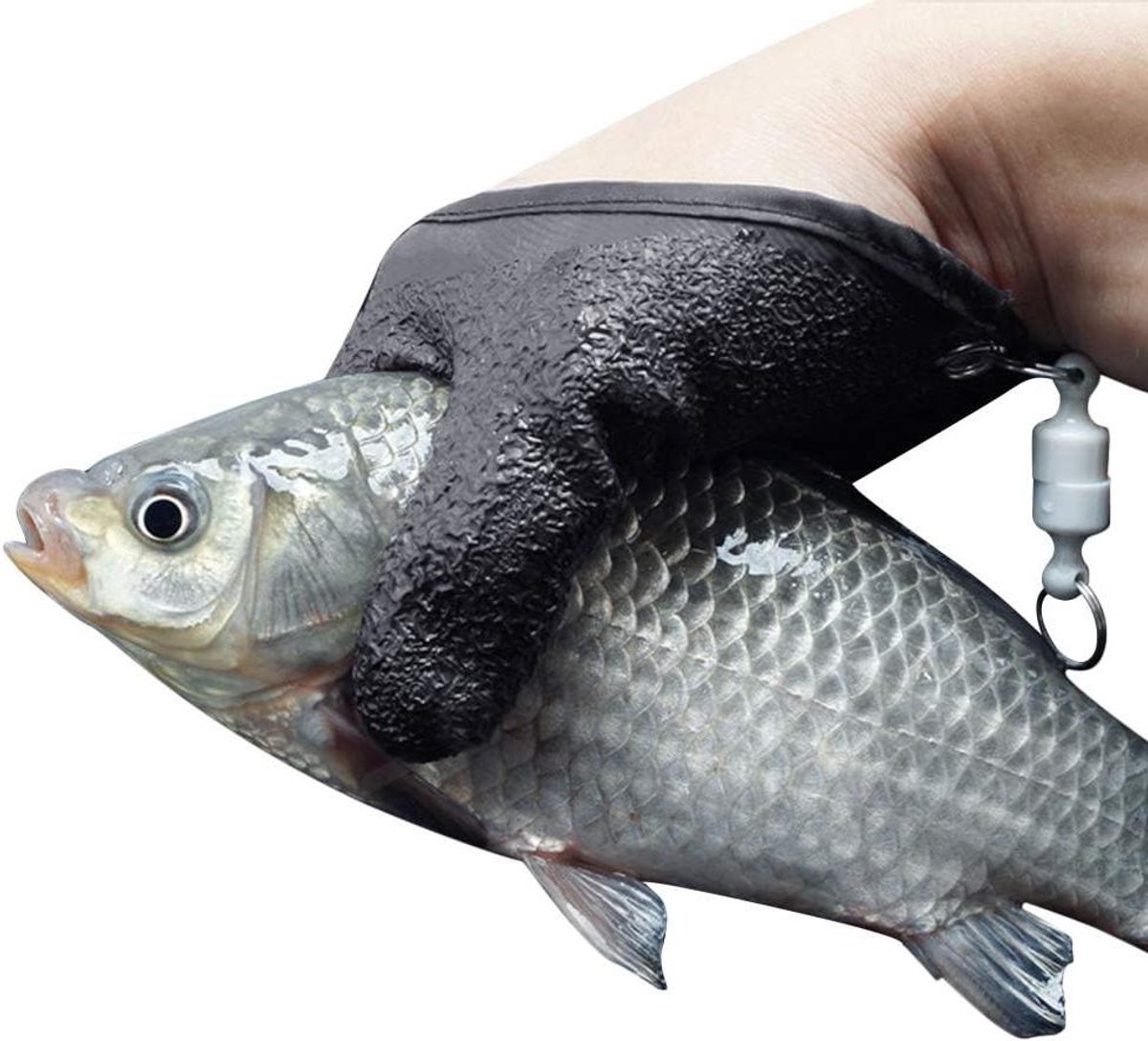 Allecto Plus - Vishandschoenen voor roofvis - Waterdicht en anti-snit - Met magneetsluiting - Latex visvanghandschoenen voor snoek, meerval en snoekbaars - Veilig vissen in het water