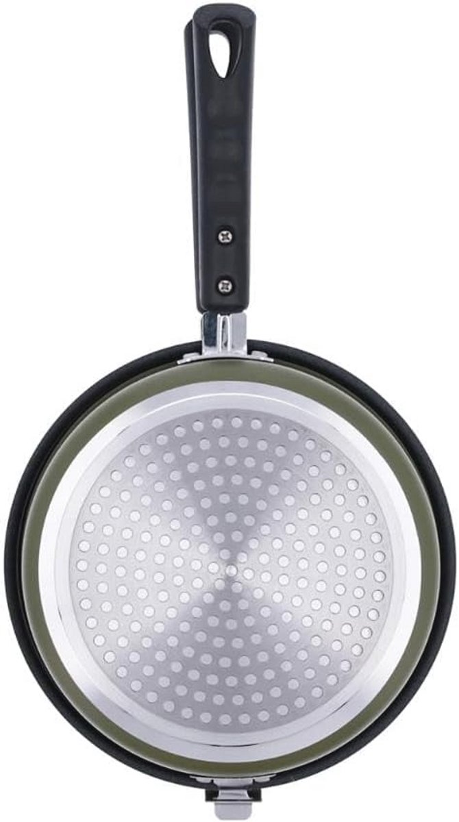 Dubbele Omelet Pan 20 cm - Geschikt voor Inductie, Gas en Vaatwasmachine