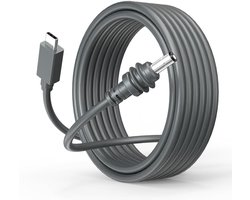 USB-C naar DC Stroomkabel - 3 meter - Type-C Invoer naar DC 20V 5A Barrel Jack Kabel - PVC Zuiver Koper 18AWG IP68 Waterbestendig - Geschikt voor 100W PD Oplader & PD Power Bank geschikt voor Starlink Mini - USB type C naar DC
