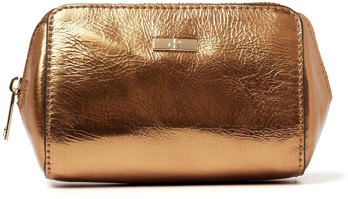 Make up etui dR Amsterdam | Make up tasje klein | Make up tasje dames klein | Make up etui klein van 100% volnerf rundleder | Ideaal voor het veilig opbergen van je make up | 110631