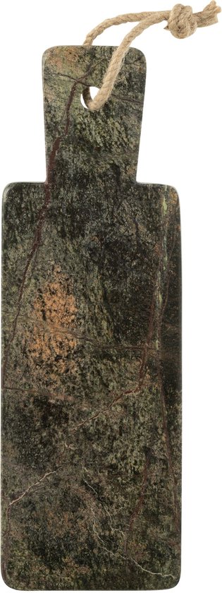 J-Line planche à fromage rectangulaire Marbre - pierre - kaki/vert foncé - small