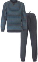 Paul Hopkins Heren Pyjama - Ronde Hals - Badstof - Grijs - Maat L