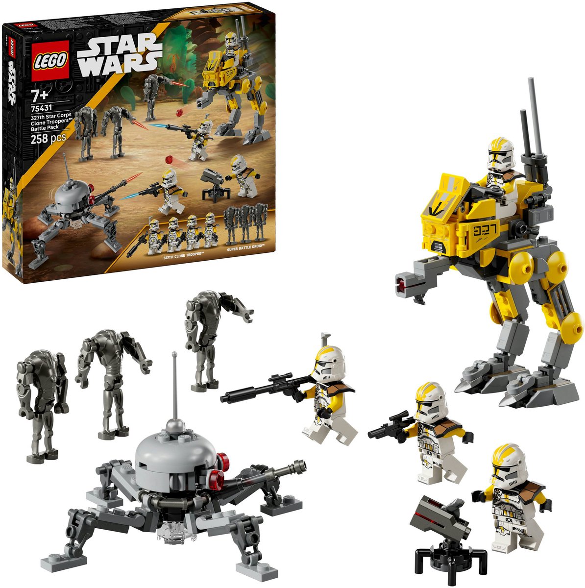 LEGO Star Wars 327th Star Corps Clone Troopers Battle Pack Bouwpakket voor Kinderen - 75431 – foto 2