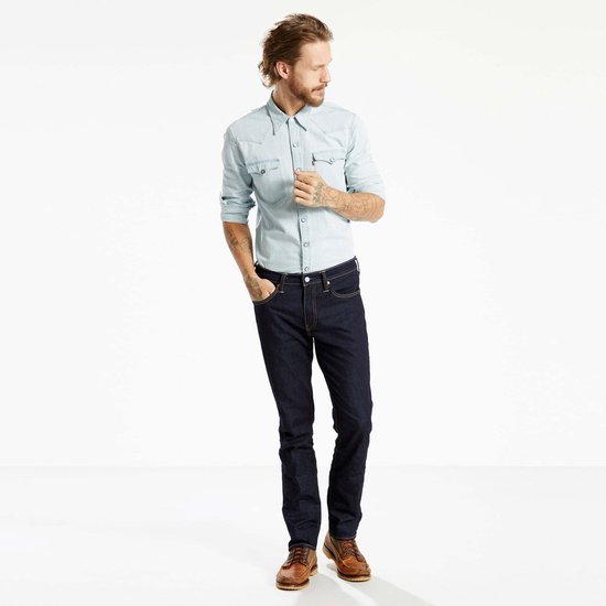 Levi's® Slim fit corduroy broek in 5-pocketmodel, model '511®' in middengrijs online kopen | P&C