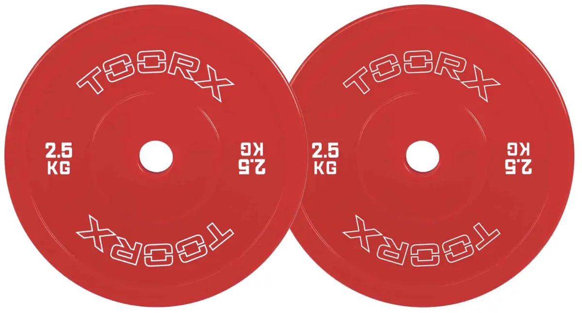 Toorx Professional - CDT-2-5 - Technique Micro Halterschijven - 50 mm - 2,50 kg - 2.5 kg - Gewicht Schijf - Sport Gewichten - Fitness - Per 2 Stuks - Set