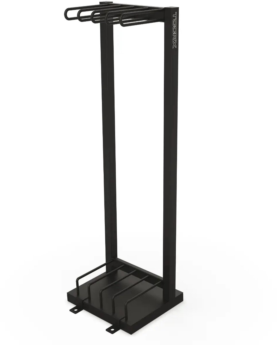 Toorx Professional RBB-B Opbergrek voor 20 Body Bars - voor Halterstangen - Zwart