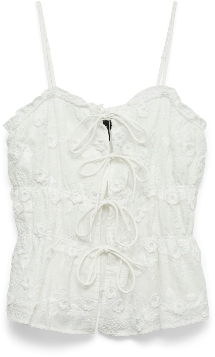 VERO MODA - VMELISA EMBROIDERY SINGLET WVN - Dames - Blouses