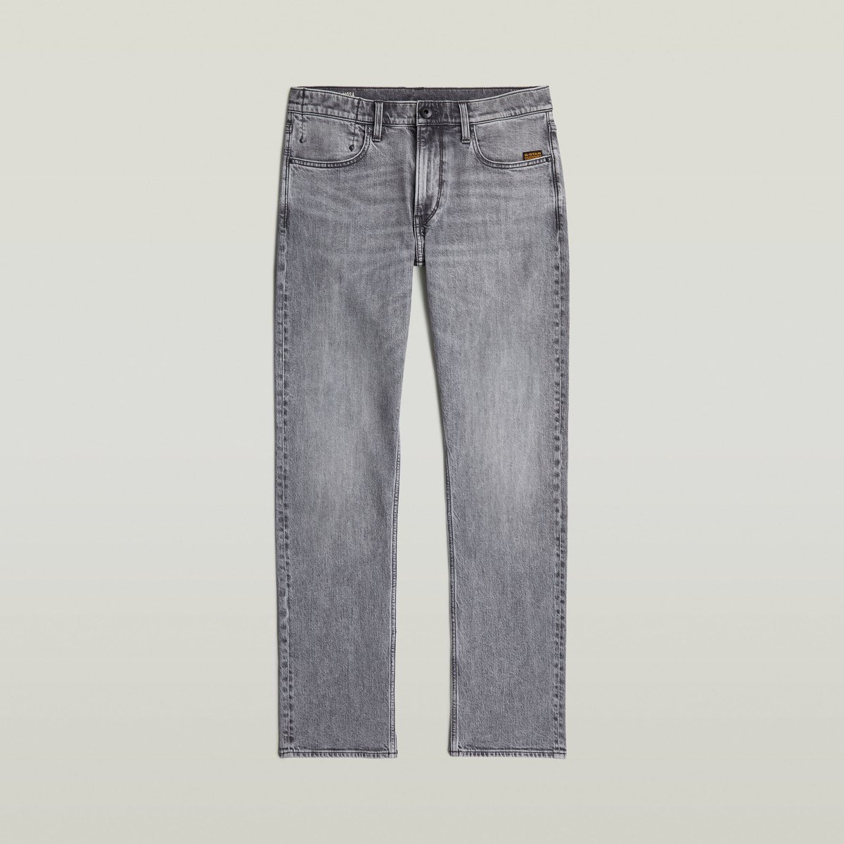 G-STAR Mosa Straight Heren Jeans faded neblina Grijs
