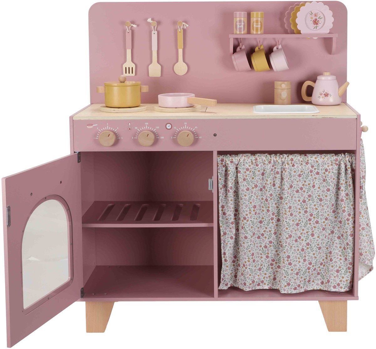 Little Dutch Speelkeuken - Hout - Pink — afbeelding 3