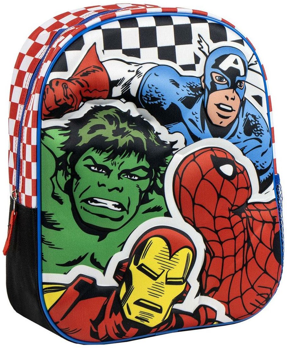 Schoolrugzak The Avengers Zwart 25 x 31 x 10 cm