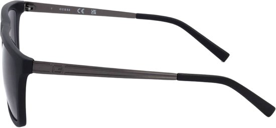 Guess - GF0173 - Zonnebril - Unisex - Zwart - Paarsblauwe lens van Merkloos — afbeelding 2