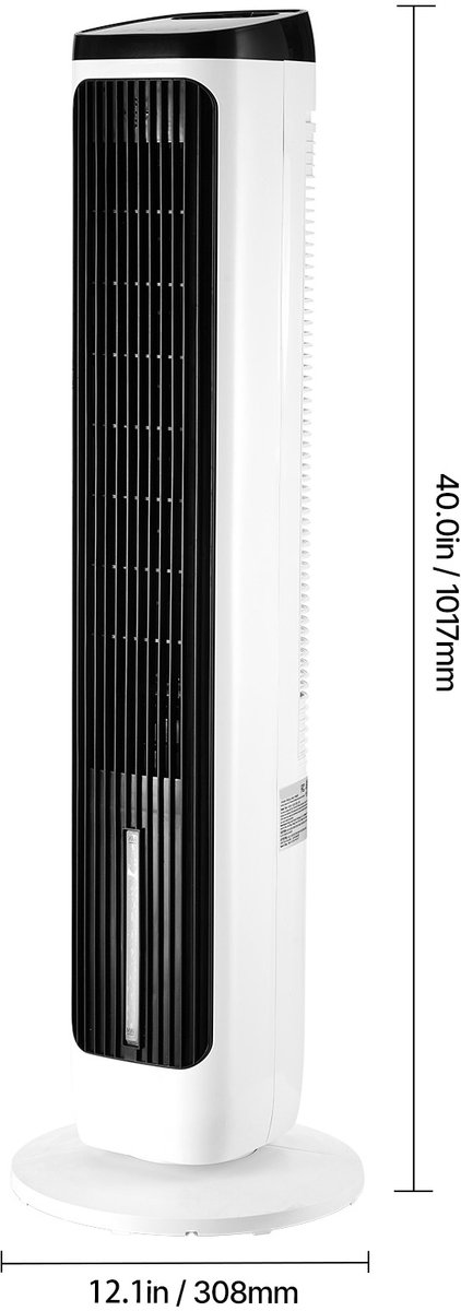 Torenventilator met Verstelbare Snelheid – Stille Werking – 70° Oscillatie – Timerfunctie en Afstandsbediening – Voor Binnengebruik in Slaapkamers, Kantoren en Woningen – foto 2