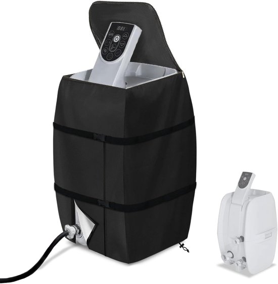 Housse De Pompe De Chauffage Pour Jacuzzi, Imperméable, Coupe-Vent, Avec Fermeture éclair Et Ouverture à Boucle, Universelle Pour La Plupart Des Pompes à Eau Chaude