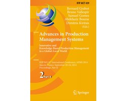 Advances in Production Management Systems Innovative and Knowledge Based Produc