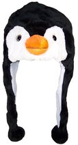 Couvre-Casque Ski Peluche Pingouin – Taille Unique – Compatible Enfants Et Adultes