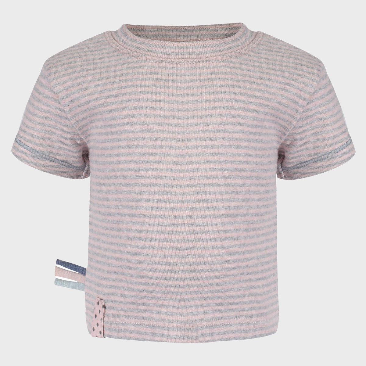 Baby-T-shirt met korte mouwen OrganicEra Biologisch Baby S/S T-shirt Gestreept