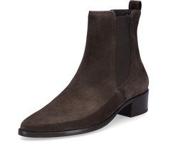 Paul Green 8271 Enkellaarsjes - Enkelboots met rits - Dames - Bruin - Maat 38